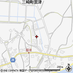 石川県珠洲市三崎町雲津レ周辺の地図
