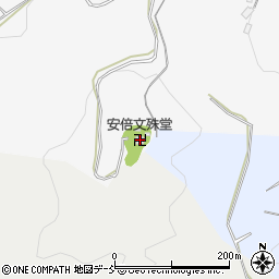 安倍文殊堂周辺の地図