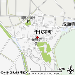 新潟県長岡市千代栄町56周辺の地図