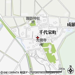 新潟県長岡市千代栄町58周辺の地図