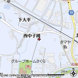 福島県田村市船引町船引西中子縄周辺の地図