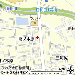 福島県郡山市日和田町仁井町59周辺の地図