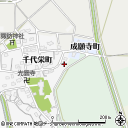 新潟県長岡市千代栄町20周辺の地図