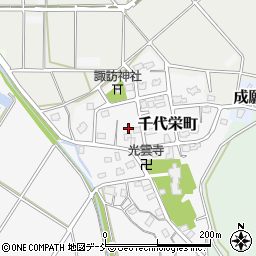 新潟県長岡市千代栄町57周辺の地図