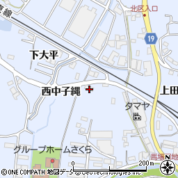福島県田村市船引町船引西中子縄43周辺の地図