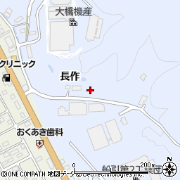 福島県田村市船引町船引長作周辺の地図