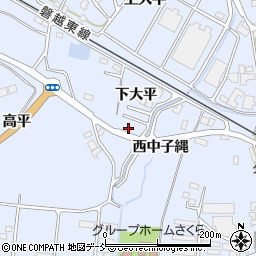 福島県田村市船引町船引下大平7周辺の地図
