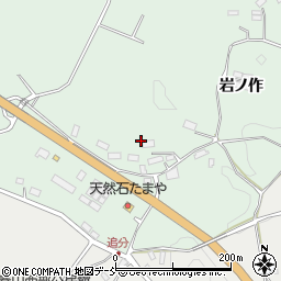 福島県田村市船引町笹山岩ノ作周辺の地図