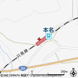 福島県大沼郡金山町本名居村198周辺の地図