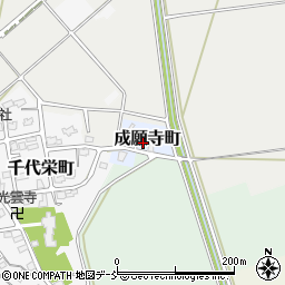 新潟県長岡市成願寺町90周辺の地図