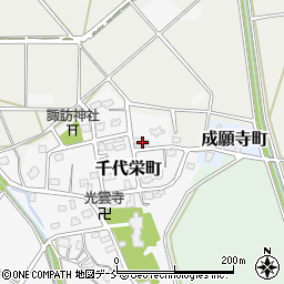 新潟県長岡市千代栄町36周辺の地図