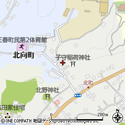 福島県田村郡三春町燕清水周辺の地図