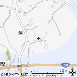 福島県田村市船引町文珠洞周辺の地図
