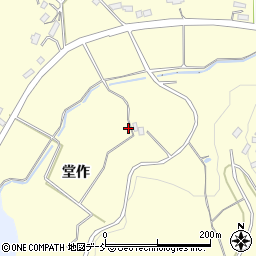 福島県郡山市西田町大田堂作周辺の地図