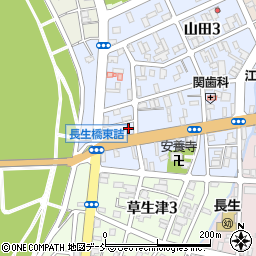 味の金子屋山田本店周辺の地図