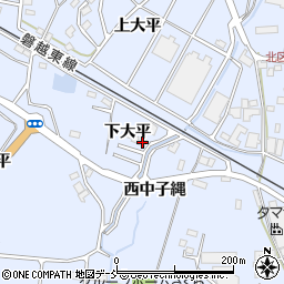 福島県田村市船引町船引下大平11-5周辺の地図