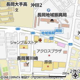 ハニーズ長岡アクロスプラザ店周辺の地図