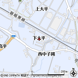 福島県田村市船引町船引下大平11周辺の地図