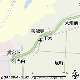 福島県双葉町（双葉郡）前田（一丁木）周辺の地図