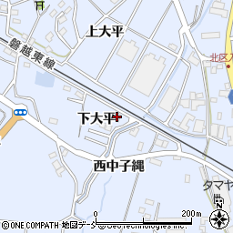 福島県田村市船引町船引下大平16周辺の地図
