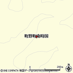 石川県輪島市町野町南時国周辺の地図