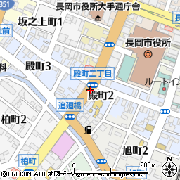 新潟県長岡市殿町2丁目周辺の地図