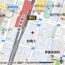 パーキングスペース長岡台町１丁目駐車場周辺の地図