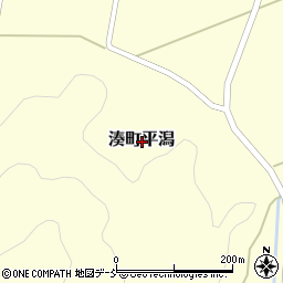福島県会津若松市湊町大字平潟周辺の地図