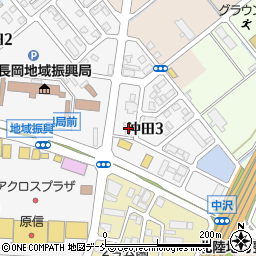 長岡建設会館周辺の地図