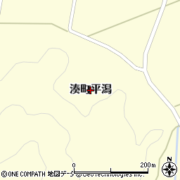 福島県会津若松市湊町大字平潟周辺の地図