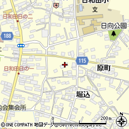 有限会社日和田モータース周辺の地図