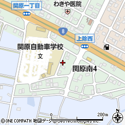 新潟県長岡市関原南4丁目周辺の地図