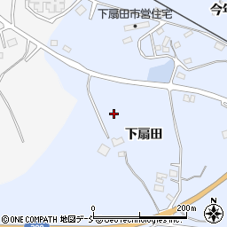 福島県田村市船引町船引下扇田周辺の地図