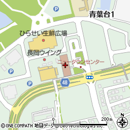 長岡ニュータウンセンタービル周辺の地図