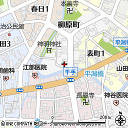 長岡柳原郵便局周辺の地図