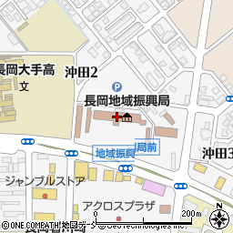 新潟県職員労働組合長岡支部周辺の地図