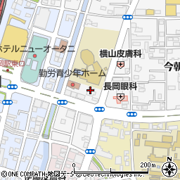 長岡市　阪之上コミュニティセンター周辺の地図