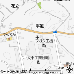 福島県田村郡三春町熊耳宇道周辺の地図