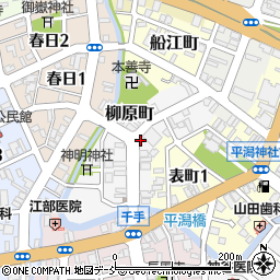 新潟県長岡市柳原町周辺の地図