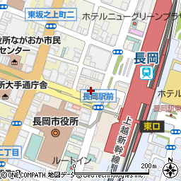 長岡駅前ワイン劇場周辺の地図