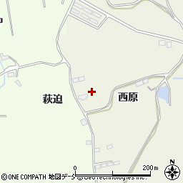 福島県双葉郡双葉町郡山西原周辺の地図