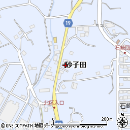 福島県田村市船引町船引砂子田周辺の地図