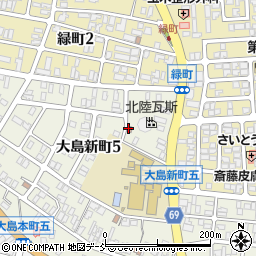 大島新町五公民館周辺の地図