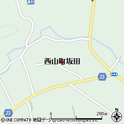 新潟県柏崎市西山町坂田周辺の地図