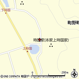 石川県輪島市町野町南時国ヘ周辺の地図