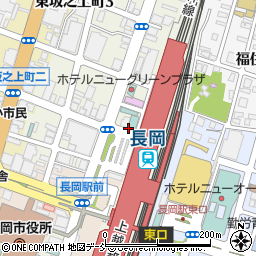 新潟 海宝丸 長岡駅前店周辺の地図
