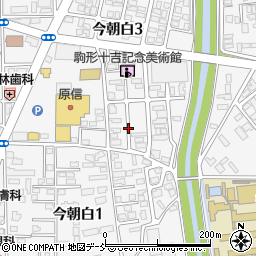 新潟県長岡市今朝白2丁目2周辺の地図