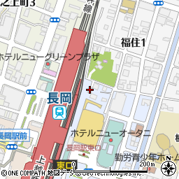 ライオンズマンション長岡駅東周辺の地図
