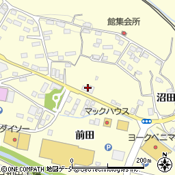 東北電力日和田変電所周辺の地図