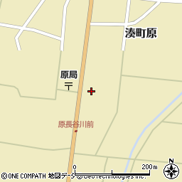 福島県会津若松市湊町大字原新橋周辺の地図